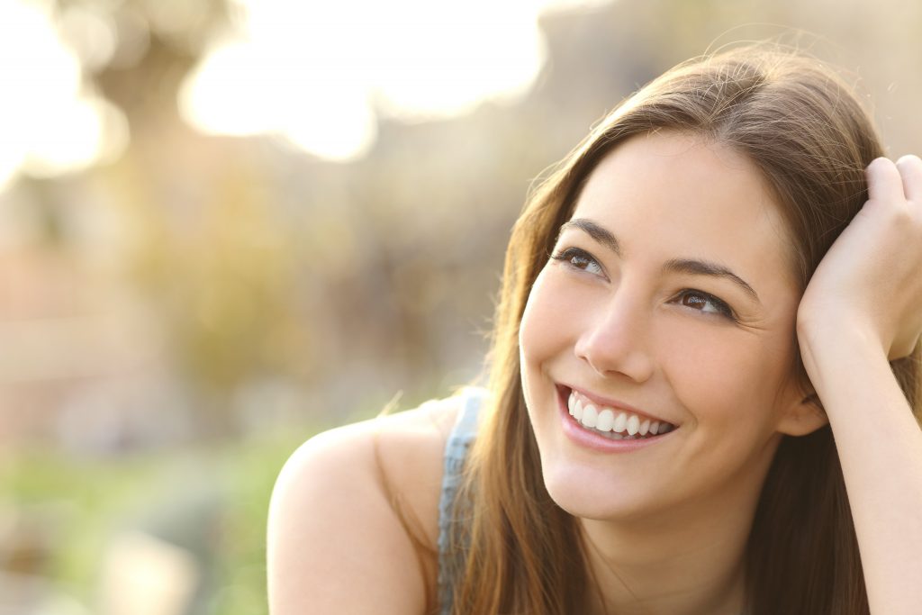 Healthy looking skin